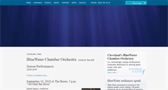 Desktop Screenshot of bluewaterorchestra.com